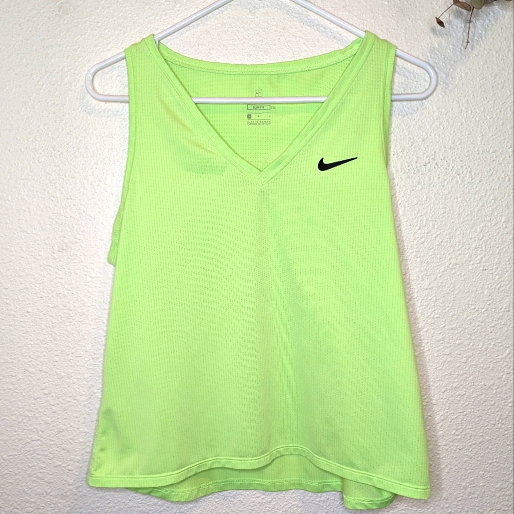 Nike Neon Slim Dri Fit Tank Top Size Medium